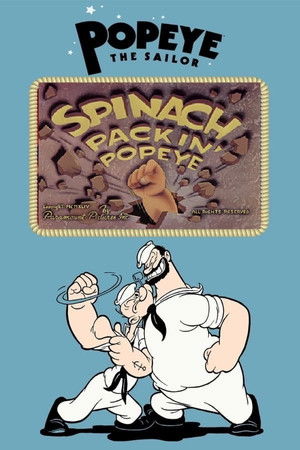 Spinach Packin' Popeye Poster